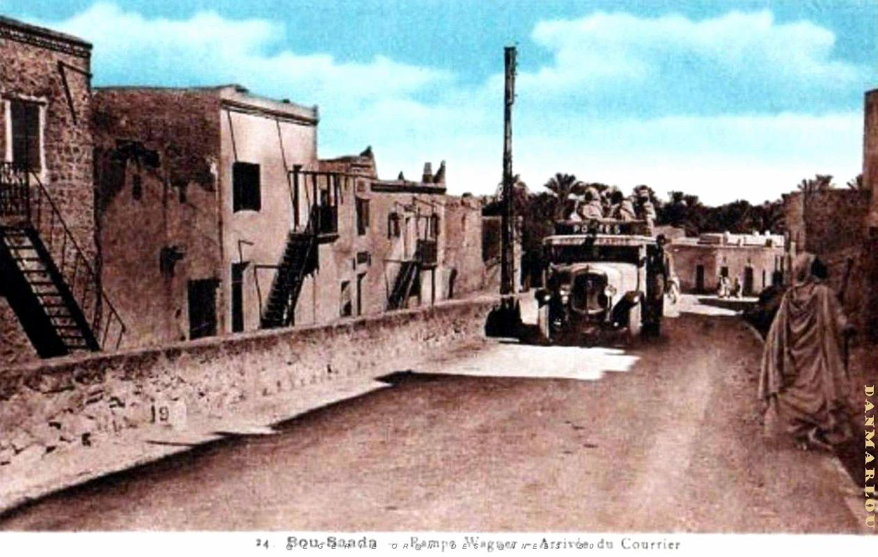 Bou-Saada - Rampe Wagner - Arrivee du Courrier.jpg